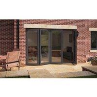 ATT Fabrications Limited Model 10 Bi-fold Door - Grey White - 4-3-1 - 2990Mm X 2090Mm - including Cill & Vent , Grey