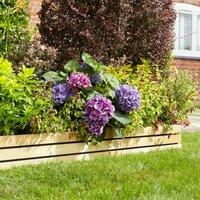 Rowlinson Ledbury 6'' Edging Panels - 2 Pack, Brown