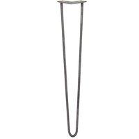 SkiSki 4 X Hairpin Leg - 28 - Unfinished - 2 Prong - 12M, Silver