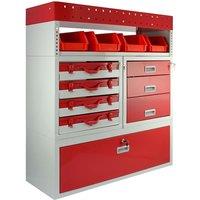 Monster Racking Firecracker Metal Van Racking, Red