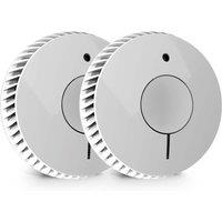 FireAngel 10 Year Optical Smoke Alarm Twin Pack, White