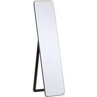 HOMCOM Full Length Mirror Black Frame, Black