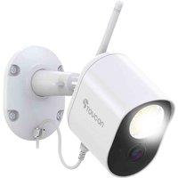 Toucan Security Light Camera With Radar, White