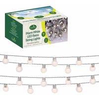 Gardenkraft 50 LED Party String Light - Warm White, White