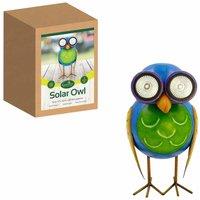 Gardenkraft Metal Owl Solar Light, Multi