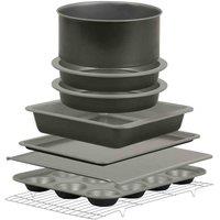 Wham Baker & Salt Beginner Baking 8 Piece Set - Silver, Silver