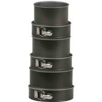 Wham Baker & Salt Springform & Cake 6 Piece Set - Silver, Silver