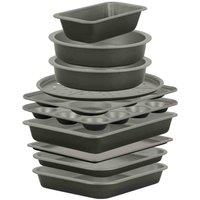 Wham Baker & Salt Small Family Bakeware Set Silver, Silver
