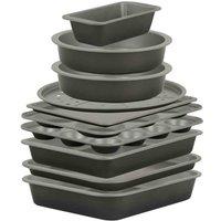 Wham Baker & Salt Medium Family Bakeware Set Silver, Silver