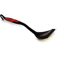 Charles Bentley Bbq Brush With Steel Scraper - Red