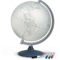 30Cm Nova Rico Blank Globe with 4 Fibre Pens , White