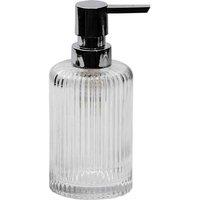 Showerdrape Regent Glass Liquid Soap Dispenser, Clear