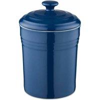 Barbary & Oak 23Cm Ceramic Storage Jar - Blue, Blue