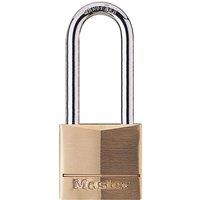 Master Lock 40Mm Brass Padlock - 51Mm Long Shackle, Gold