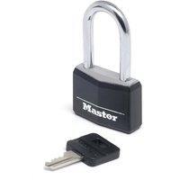 Master Lock 40Mm Aluminium Black Covered Padlock - 38Mm Long Shackle, Black