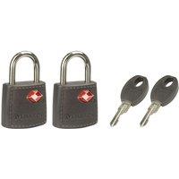 Master Lock Set Of 2 Keyed Padlocks Tsa-accepted 4 Assorted Colours, Multi
