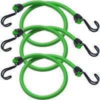 Master Lock 2 X 80Cm X 8Mm Twin Reverse Bungee, Green