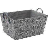 Jvl Urban Rectangle Paper Storage Basket, Grey