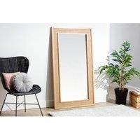 Desser Venice Full Length Rattan Mirror In Natural, Brown