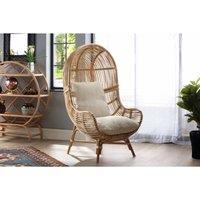 Desser Rattan Loft Chair In Jasper, Brown