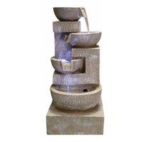 Tranquility Sparkling Bowls Mains Powered Water Feature, Grey