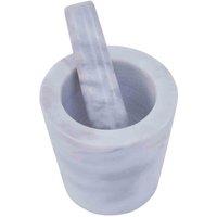 Interiors by PH Marble Mortar And Pestle - Grey, Grey