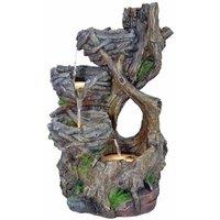 Tranquility Grand Companion Solar Powered Water Feature, Grey