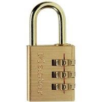 Master Lock 30Mm Wide Set-your-own Combination Padlock Brass Finish, Gold