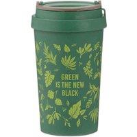 Pure Typhoon Pure Green Is The New Black Wheat Fibre Travel Mug 380Ml
