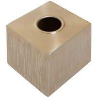 Interiors By Ph Champagne Finish Tissue Box, Gold