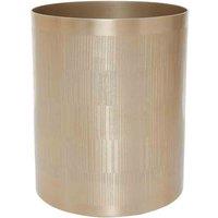 Interiors By Ph Champagne Finish Waste Bin, Gold