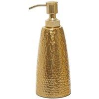 Interiors By Ph Hammered Effect Soap Dispenser, Gold