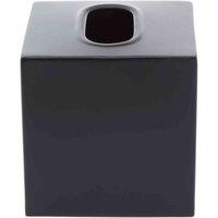 Interiors By Ph Stainless Steel Tissue Box, Black