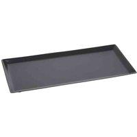 Interiors By Ph Stainless Steel Tray, Black