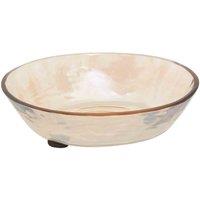 Interiors By Ph Glass Soap Dish - Gold, Gold