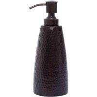 Interiors By Ph Hammered Aluminium Soap Dispenser - Dark Bronze