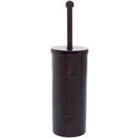 Interiors By Ph Hammered Aluminium Toilet Brush - Dark Bronze
