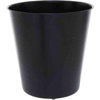 Interiors By Ph Stainless Steel Waste Bin, Black