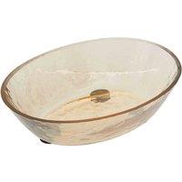 Interiors By Ph Glass Soap Dish - Gold, Gold