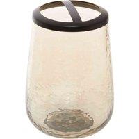 Interiors By Ph Glass Toothbrush Holder - Gold, Gold