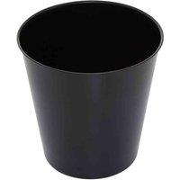 Interiors By Ph Gold And Black Finish Waste Bin, Black