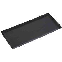 Interiors By Ph Gold And Black Finish Tray, Black
