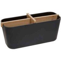 Interiors By Ph Bathroom Organiser - Black, Black