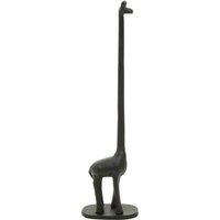 Interiors By Ph Giraffe Toilet Roll Holder - Black, Black