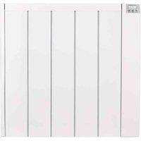 Mylek Ceramic Electric Panel Heater With 24 7 Timer 1.5Kw, White