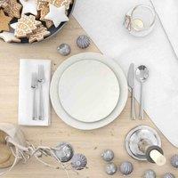 Belledorm Amalfi Table Cloth 132X230 - White, White