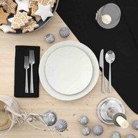 Belledorm Amalfi Table Cloth 178X366 - Black, Black