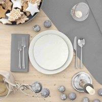 Belledorm Amalfi Table Cloth 230 Rnd - Grey, Grey