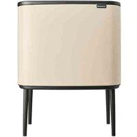 Brabantia Bo Touch Bin 36L - Soft Beige, Brown