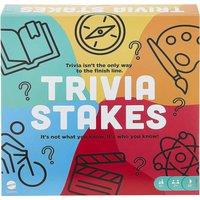 Mattel Games Trivia Stakes Family Board Game With Trivia And Wagers